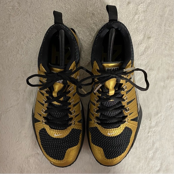 Nike Marshawn Lynch x Lunar TR1 “Beast Mode” Size 8.5 Gold/Black - Picture 7 of 15